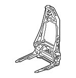 99652132901 - Body: Seat Back Frame for Porsche: 911 Image