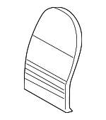 99652115105C50 - Body: Seat Back Cover for Porsche: 911, Boxster Image