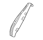 99652132001 - Body: Seat Back Panel Bracket for Porsche: 911, Boxster Image