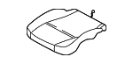 99652152500 - Body: Seat Cushion Pad for Porsche: 911, Boxster Image