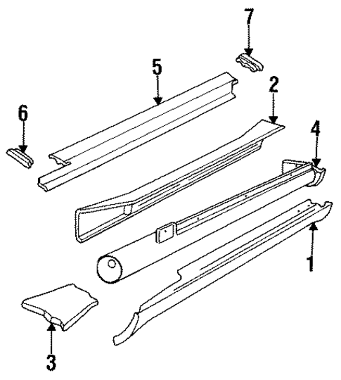 Rocker Panel for 1995 Jaguar XJS #0