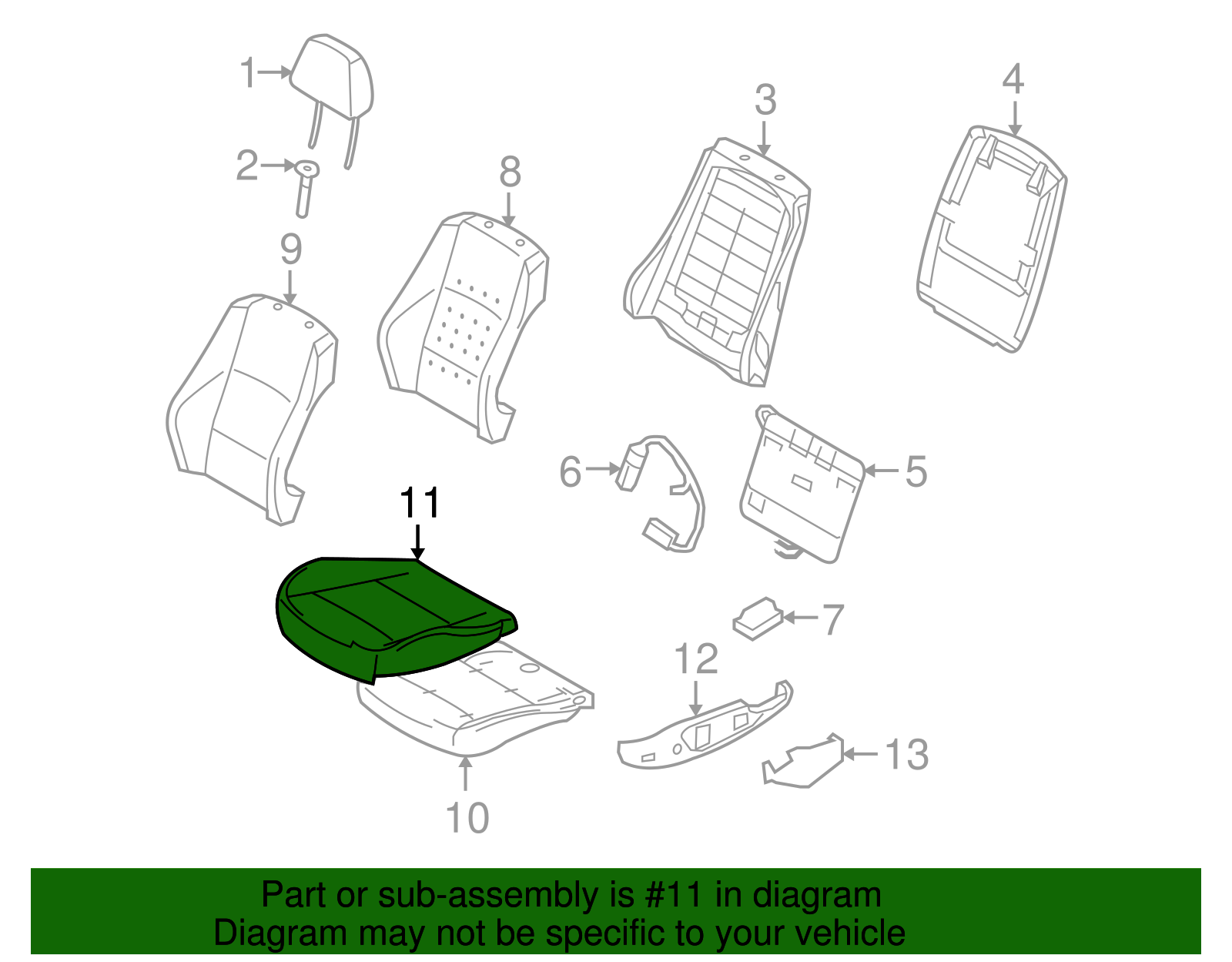 Cushion Cover - BMW (52-10-7-235-671)