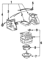 9711333100 - : HVAC Blower Motor Resistor for Hyundai Image