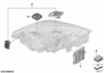 63115A0AFB0 - Lighting: Control Unit for Front Light Electronics for BMW Image