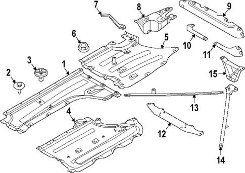 Under Cover & Splash Shields for 2023 BMW X3 #0