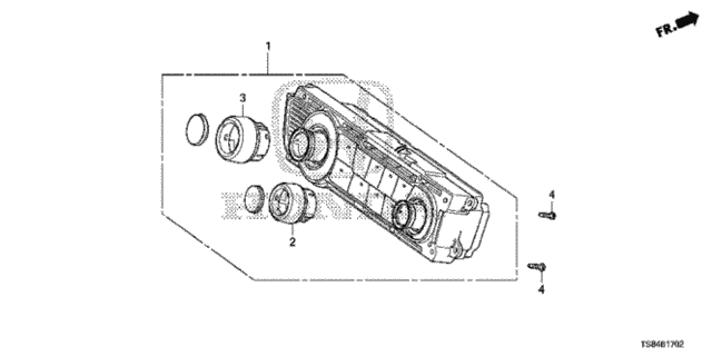 Heater Control ('13-) for 2015 Honda Civic #0