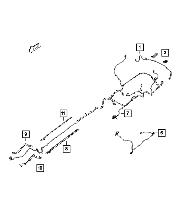 68379956AD - : Underbody Wiring for Mopar Image
