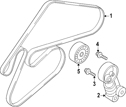 Belts & Pulleys for 2025 Genesis GV80 Coupe #0
