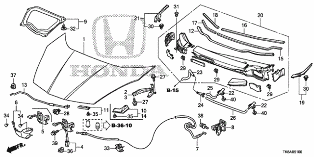 Engine Hood (KA/KC) for 2013 Honda Fit #0