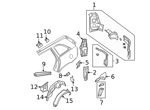 Inner Structure for 2007 Chrysler Pacifica #0