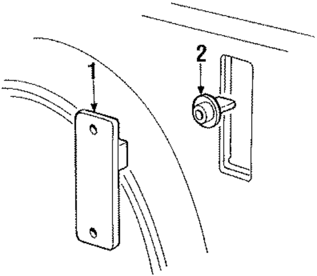 E3TZ15A201A - Electrical: Side Marker Lamp for Ford Image