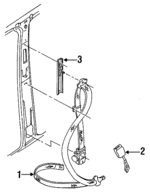 98BZ54611B09AAF - Electrical: Retractor Assembly for Mercury: Mystique Image