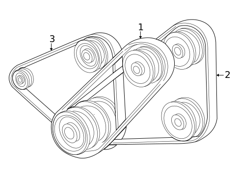 Belts & Pulleys for 1999 Mazda Protege #0