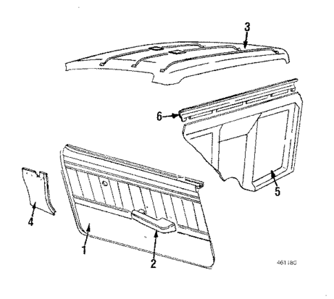Interior Trim for 1986 Isuzu Pickup #0