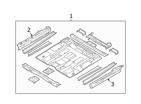 Floor for 2007 Kia Sportage #0
