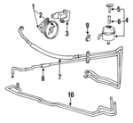 5711023510 - : Power Steering Pump for Hyundai: Scoupe Image