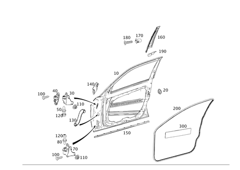 Driver Door for 2013 Mercedes-Benz GLK350 #0