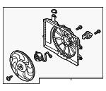 25380AB000 - : Fan Assembly for Hyundai: Elantra Image