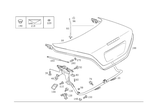 170750097528 - Trunk Lid: Trunk Lid for Mercedes-Benz: SLK230, SLK320 Image