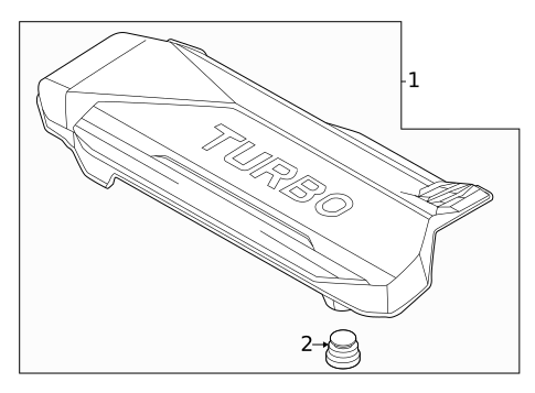 Engine Appearance Cover for 2022 Hyundai Elantra #0