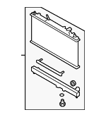 CY0115200E - Cooling System: Radiator Assembly for Mazda: CX-9 Image