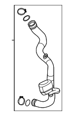 8W0145673B - : Pressure Pipe for Audi: A5 Quattro Image