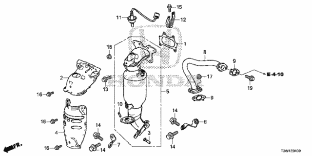 Converter (1) for 2014 Honda Accord #0
