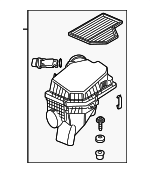 13717853883 - Engine: Air Cleaner Assembly for BMW: M5, M6 Image