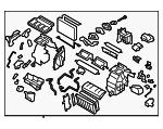 72110FG090 - HVAC: Heater Assembly for Subaru: Forester, Impreza Image