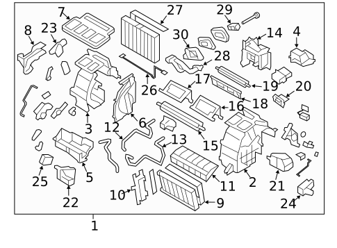 Blower Motor & Fan for 2011 Subaru Impreza #1