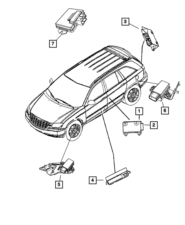 5082045AG - Electrical: Seat Memory Module for Mopar Image image