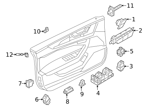 Power Seats for 2023 Audi e-tron Quattro #1