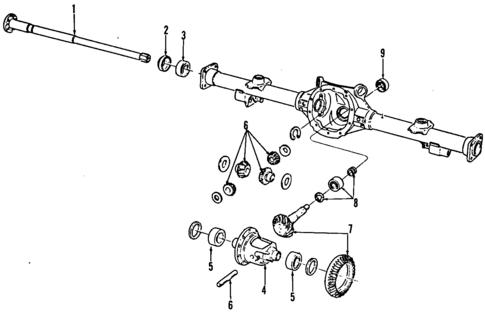 Differential for 1987 Chevrolet El Camino #0