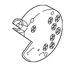 30667683 - Electrical: Rear Cover for Volvo: C30, S40, V60, V60 Cross Country, XC70 Image