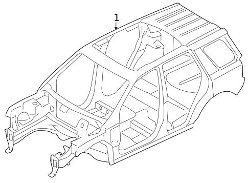 Body Shell for 2009 Land Rover LR2 #0