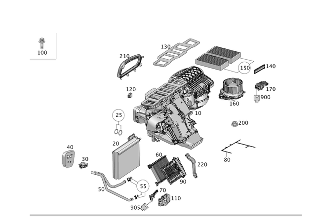 1668303260 - : Air Conditioning System for Mercedes-Benz Image