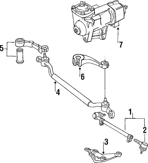 Steering Column Components for 1988 BMW 735i #0