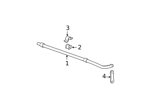 Stabilizer Bar & Components for 2006 Ford Expedition #0