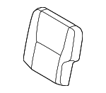 19184981 - Body: Seat Back Cover for Pontiac: Vibe Image