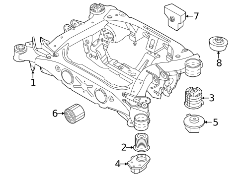 Suspension Mounting for 2023 BMW i4 #0