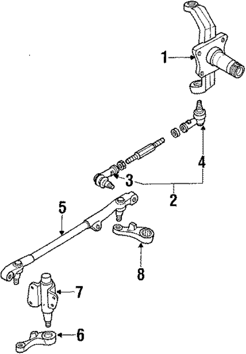 Steering Linkage for 1992 Isuzu Pickup #1