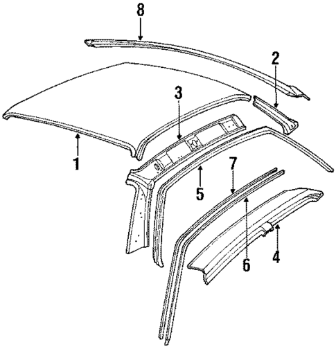 Roof for 1993 Jaguar Vanden Plas #0