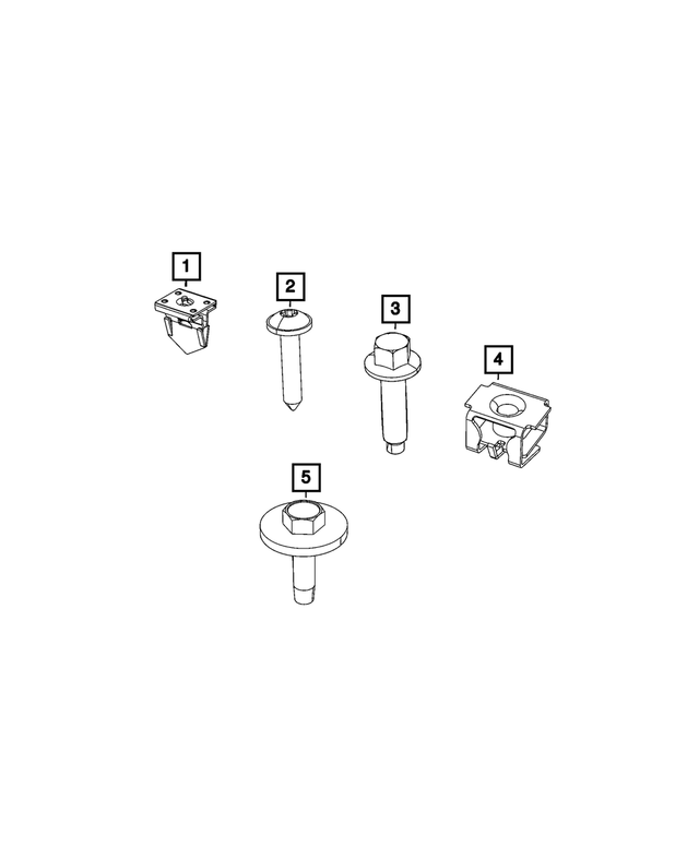 68171979AA - Electrical: Tapping Screw for Mopar Image