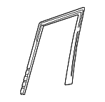 MR436792 - Body: Run Channel for Mitsubishi: Montero Image