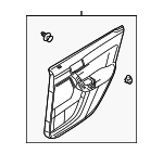 9S4Z5427406AA - Body: Door Trim Panel for Ford: Focus Image