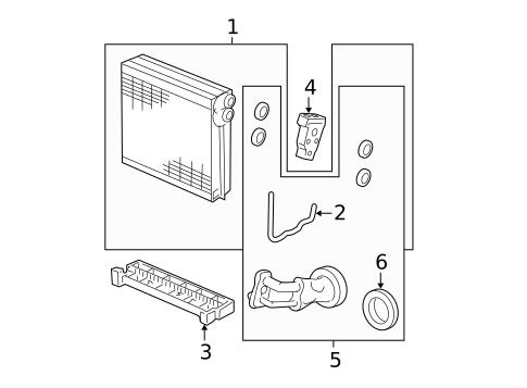 Evaporator Components for 2008 Honda Odyssey #0