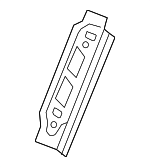 8W6853238 - Body: Vent Grille Bracket for Audi Image