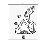 8W6853888L - Body: Liner Extension for Audi Image