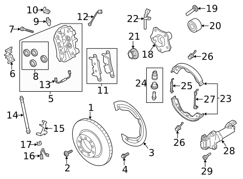 Rear Brakes for 2020 Porsche 911 #0