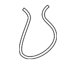 72123SR0003 - Body: Handle, Outside Snap Ring for Honda: Accord, Civic, Civic del Sol, CR-V, Element, Insight, Odyssey, Pilot, Prelude, Ridgeline, S2000 Image